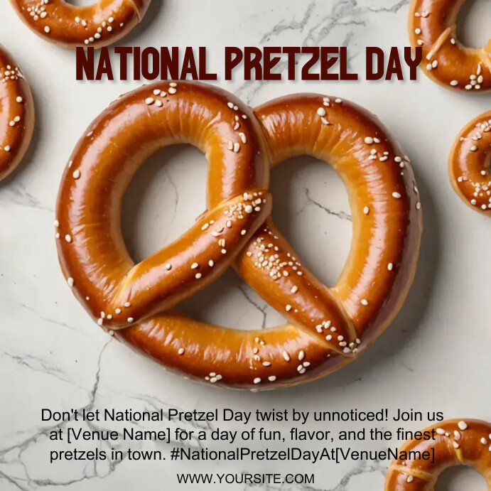 national pretzel day flyer Template PosterMyWall national pretzel day flyer Template PosterMyWall