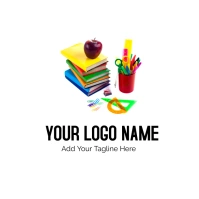 National Primary School School Supplies Stude Logo template