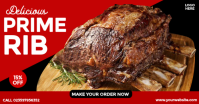 Red Prime Rib Promotion Gambar Bersama Facebook Template