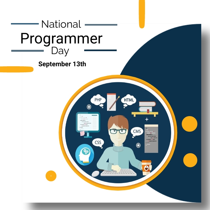 Programmar Day Copy of national programmer day | PosterMyWall