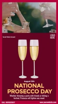 national prosecco day instagram story template