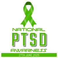 national ptsd awarness โพสต์บน Instagram template