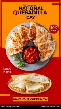 National Quesadilla Day Historia de Instagram template