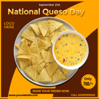 Queso Ruffle Template Queso Template | PosterMyWall