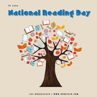 National Reading Day Template | PosterMyWall