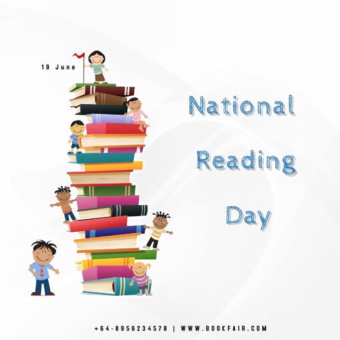 National Reading Day Template | PosterMyWall