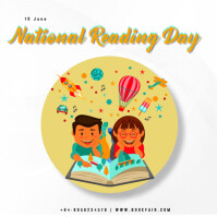 National Reading Day Template | PosterMyWall
