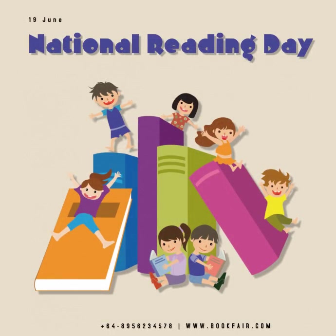 National Reading Day Template | PosterMyWall
