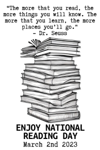 National Reading Day Poster Template | PosterMyWall