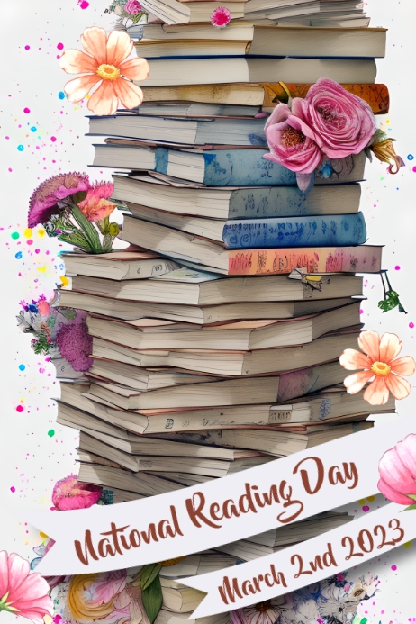 National Reading Day Poster Template | PosterMyWall