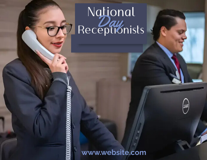 Receptionist Posts National Receptionist Day Template | PosterMyWall