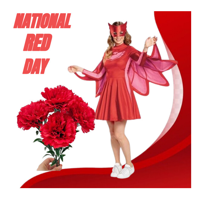National Red Day Template | PosterMyWall