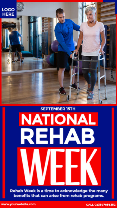 National Rehab Week Instagram-verhaal template