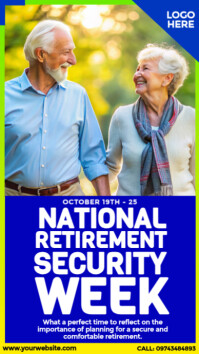 National Retirement Security Week Instagram Story template