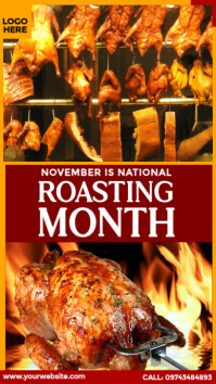 National Roasting Month Instagram Story template