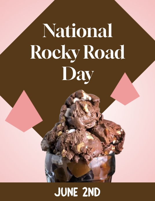 Copy of National Rocky Road Day PosterMyWall