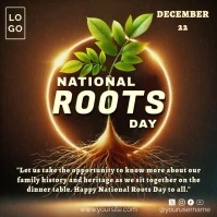 National Roots Day Instagram Post template