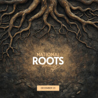 National Root Day Flyer Design Template | PosterMyWall