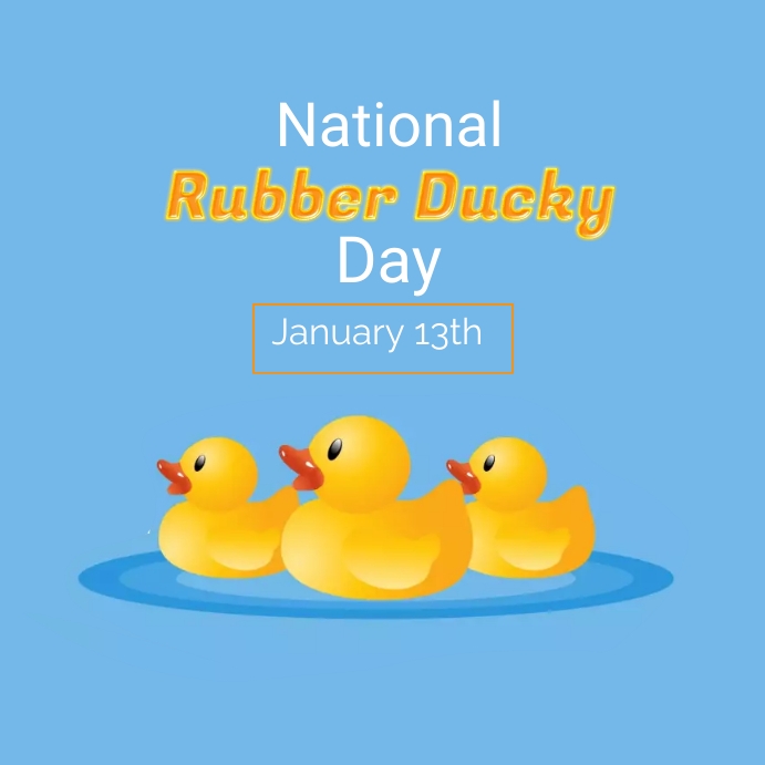 Rubber Ducky Printable Template
