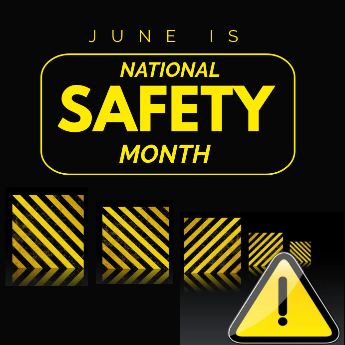 National safety month Templat PosterMyWall