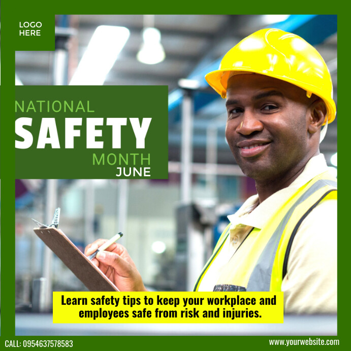 National safety month Template | PosterMyWall