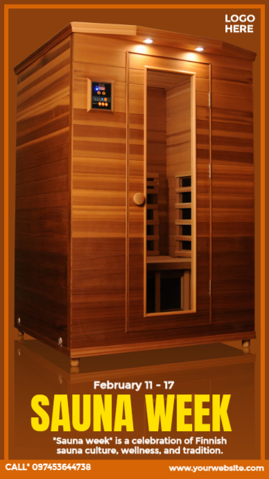 Sauna Week Sauna Week Facebook Story Template | PosterMyWall