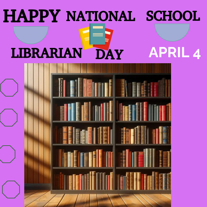 Copy Of NATIONAL SCHOOL LIBRARIAN DAY PosterMyWall copy-of-national-school-librarian-day-postermywall