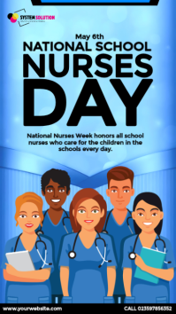 National School Nurses Day Instagram Story template