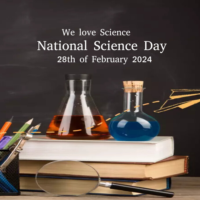 Copy of National Science day/ Online greeting cards | PosterMyWall