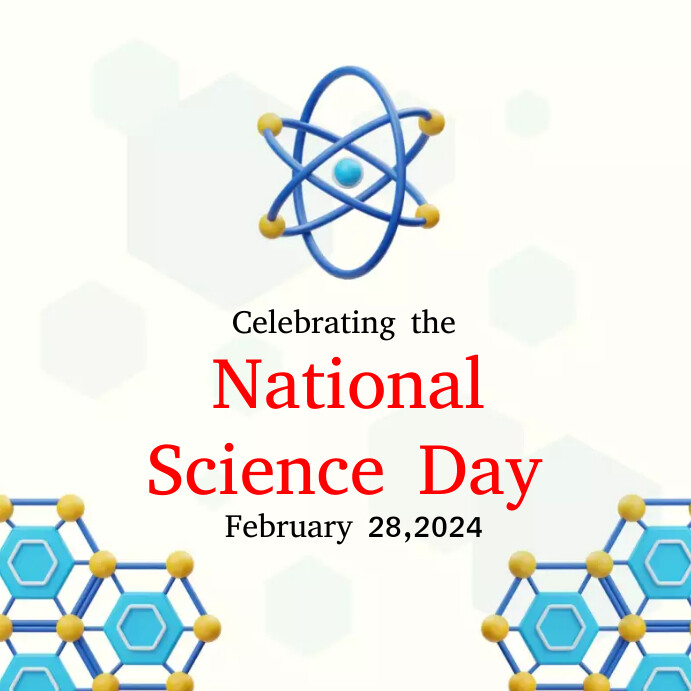 Science Day Card National Science day/ Online greeting cards Template | PosterMyWall