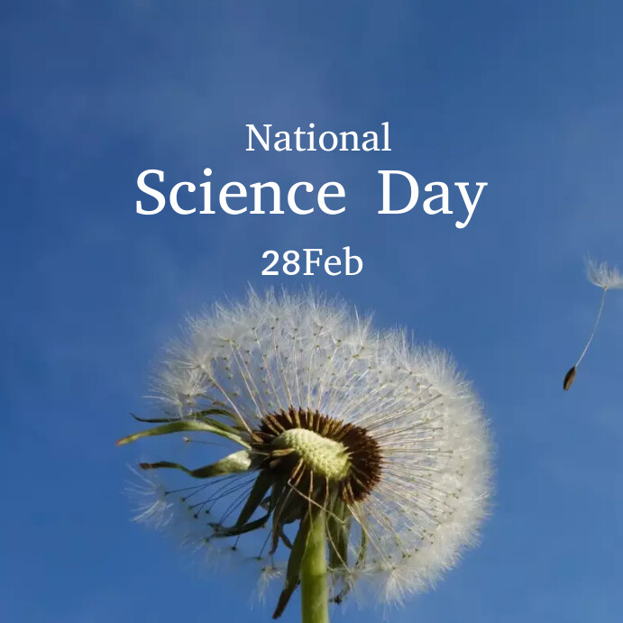 Copy of National Science day/ Online greeting cards | PosterMyWall