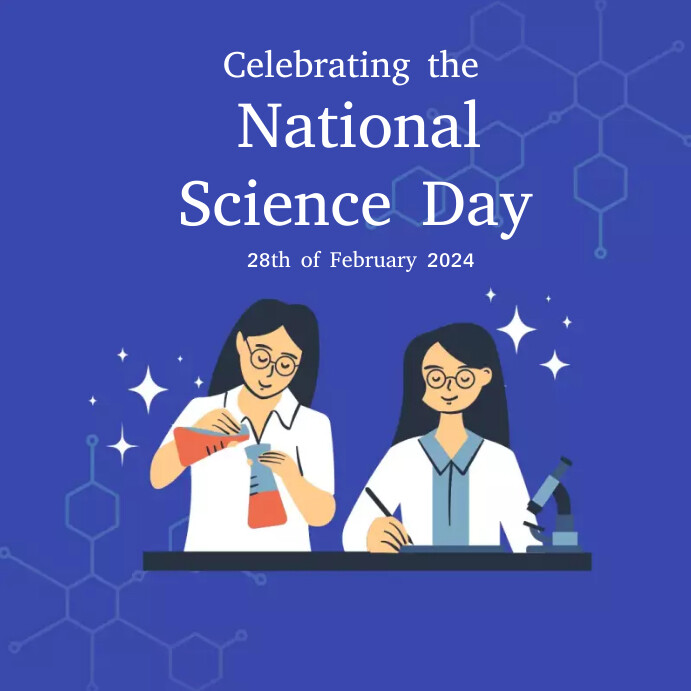 Science Day Card National Science day/ Online greeting cards Template | PosterMyWall