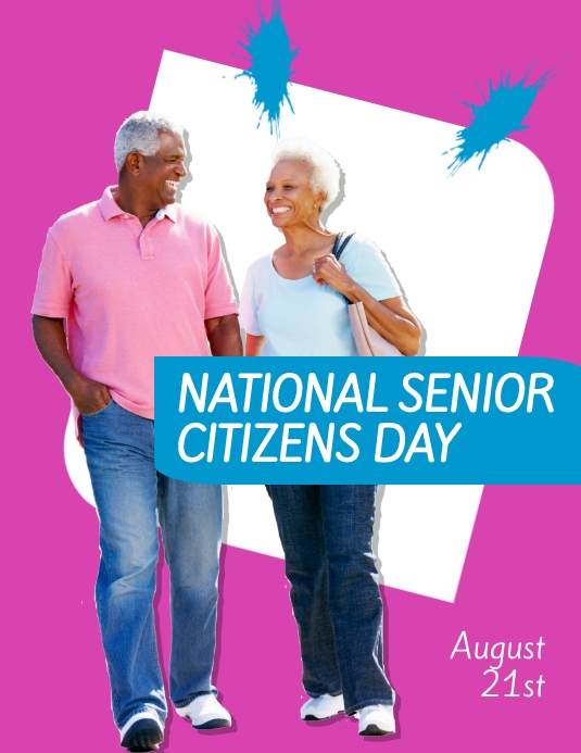 Senior Day Graphics National Senior Citizens Day Template | PosterMyWall