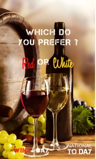 National service Wine day template