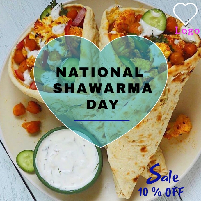 Copy of National Shawarma Day PosterMyWall