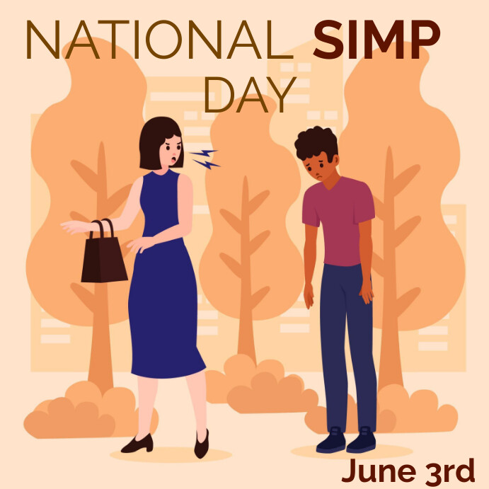 National Simp day Template | PosterMyWall