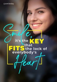 National Smile Day A4 template