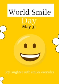 National smile day A4 template