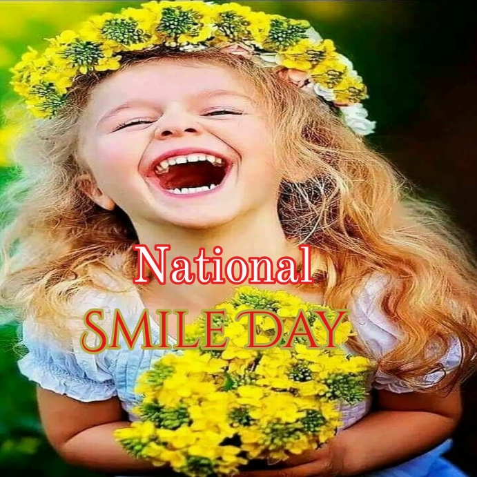 National smile day instagram post Template | PosterMyWall