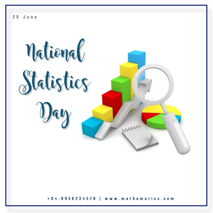 Stat Day Example National Statistics Day Template | PosterMyWall