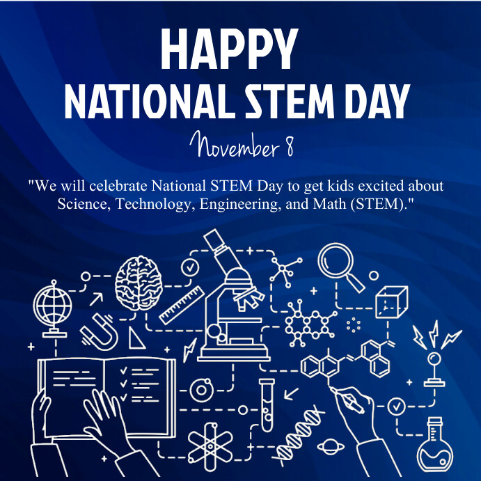 National Stem National stem day Template | PosterMyWall