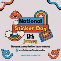 National Sticker Day Template | PosterMyWall