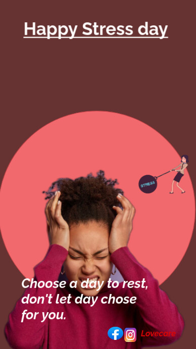 Copy of National stress awareness day | PosterMyWall