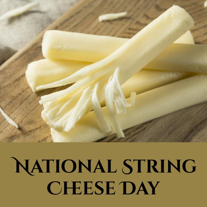 national string cheese day Template | PosterMyWall