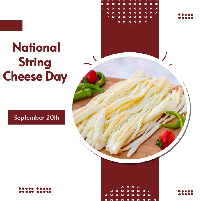 national string cheese day Template | PosterMyWall