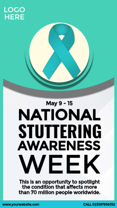 Copy of National Stuttering Awareness Week | PosterMyWall