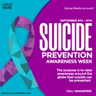National Suicide Prevention Week Post Instagram template
