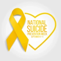 National Suicide Week Instagram Post template