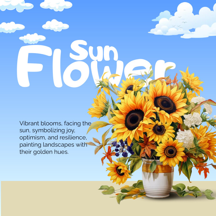 National Sunflower Day Template PosterMyWall