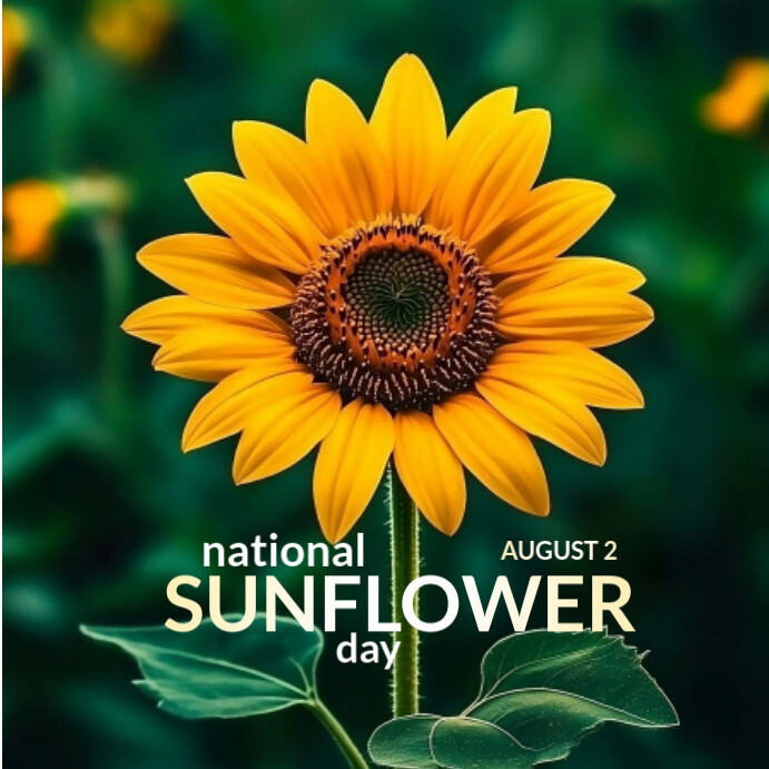 Plantilla de National Sunflower Day Template Instagram Post | PosterMyWall